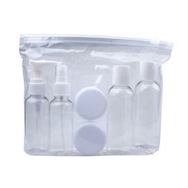 เครื่องสำอางค์ใสปั๊มชุดขวดเดินทาง 6 ชิ้น Portable Points Bottling