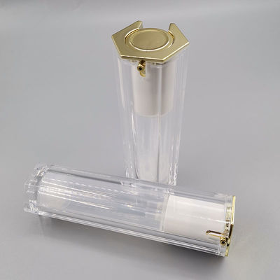 Acrylic Custom Hexagon 50ml ชุดบรรจุภัณฑ์เครื่องสำอาง